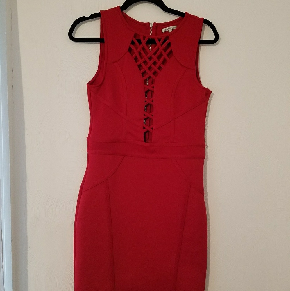Red sexy dress
